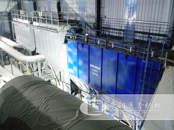 環保達標的河卵石制砂線現場